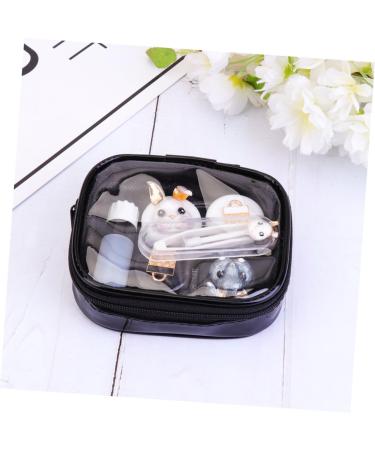 Partykindom 3PC Lip Gloss Kit - Portable Container for Lip Gloss Contact Lens Cases & Accessories | Travel-Friendly Tweezing Rack - Buy Online on GoSupps.com