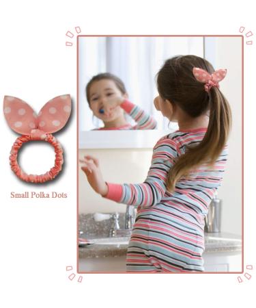 20pcs Toddler Girls Baby Hair Ties with Rabbit Ear Chiffon Scrunchies Ponytail Holders - Cute Mix - Buy Online on GoSupps.com