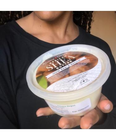 Raw African Shea Butter 16 oz - 100% Pure Unrefined - Grade A Moisturizer for Body Hair & Face - Ideal for Dry Cracked Skin - Buy Online on GoSupps.com