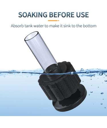 Pawfly Nano Bio-Sponge Filter Kit for Small Aquariums (4-12L) - Quiet Betta & Shrimp Foam Filter with Airline Hose - Buy Online on GoSupps.com
