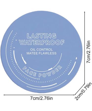  Generisch Pressed Powder Matte Face Powder Oil Control Powders Waterproof Formula Long Lasting Color Correcting Effect Fine Texture Ideal for Women and Girls 8.9X - Buy Online on GoSupps.com