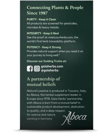 Gaia Herbs Natural Laxative - 90 Tablets for Gentle Digestive Support - Buy Online on GoSupps.com