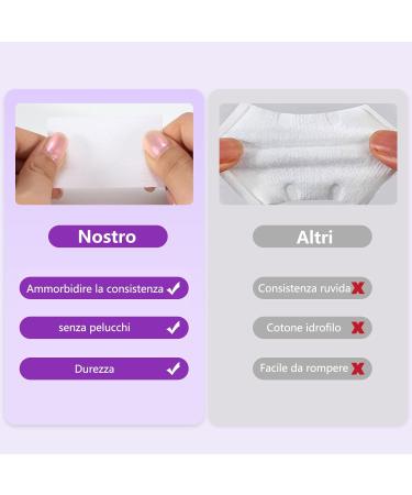  Elalove Pack of 630 nail buffers for degreasing hairless cotton pads for removing nail polish makeup remover wipes t - Buy Online on GoSupps.com