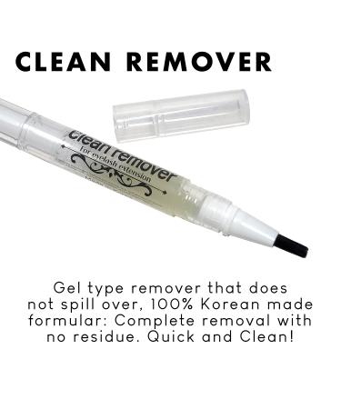 Amber Lash Clean Remover Gel Brush Pen - Professional Mess-Free Eyelash Extension Glue Remover for Precision Control - Buy Online on GoSupps.com