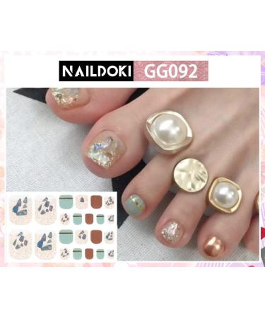 NAILDOKI Nail Foil & Art Stickers - Self-Adhesive Manicure Decor - DIY Fashion Nail Accessories J3-03 - Buy Online on GoSupps.com