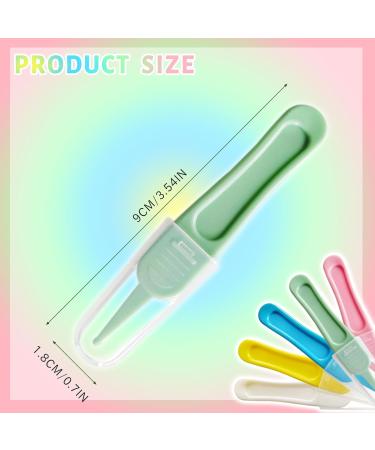 Euppsiiu 10-Piece Baby Nose Tweezers Set | Multi-Colored Plastic Nose Cleaning Tweezers | Safe Round Head Design for Baby Care - Buy Online on GoSupps.com