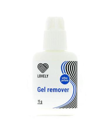 Lovely gel remover for eyelash extensions 15 ml odorless |Fast removal of lash extensions |Eyelashes remover for individual artificial eyelashes |For allergy sufferers - without fragrance - Buy Online on GoSupps.com
