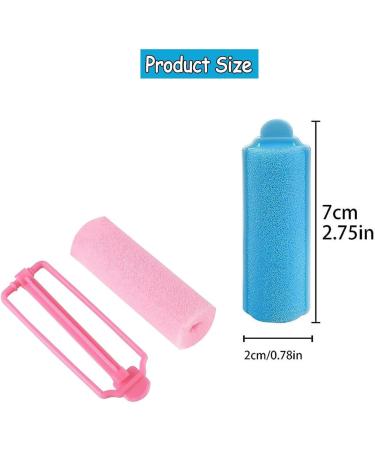 Meiso Foam Sponge Curlers - 36 Pieces 2 cm Soft Hair Rolls & DIY Hair Styling Tools for Women & Children - Buy Online on GoSupps.com