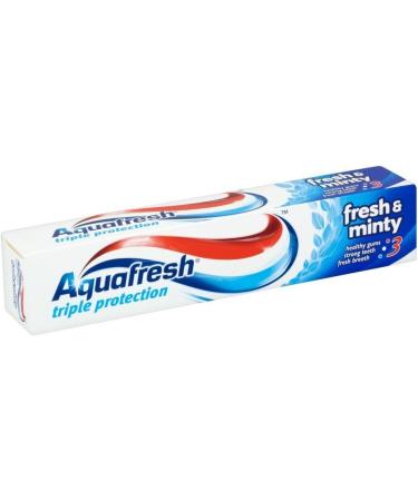 Aquafresh Fresh & Minty Toothpaste 125ml - Ultimate Freshness for International Shipping - Buy Online on GoSupps.com