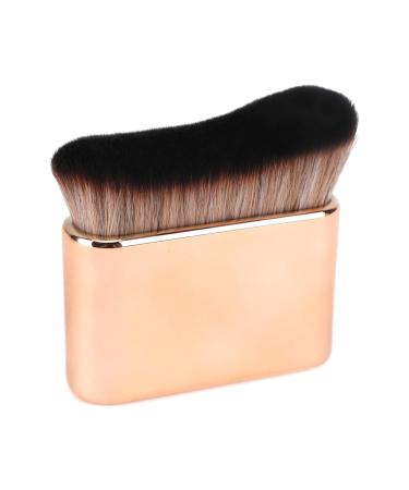Tanning Brush Rose Gold DenseFake Soft Tan Blending Kabuki Brush Self Tan Applicator for Body Wavy Shape By It Can Help You Quickly Comprehensively Apply Body Brush Makeup Beauty Essential