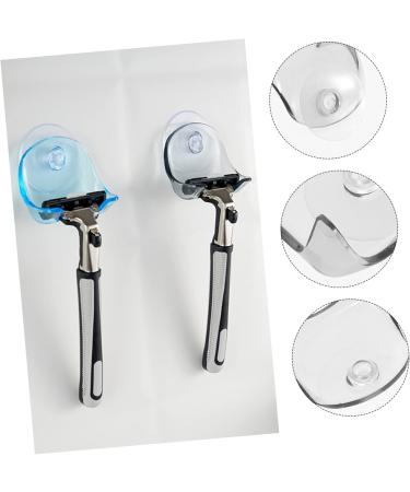 Minkissy 6 Pack Razor Holder - Suction Cup Shower Hooks for Manual Razors - Durable & Convenient Bath Accessories - Buy Online on GoSupps.com