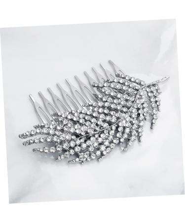 FRCOLOR Hair Teasing Comb Wedding Hair Accessories Rhinestone Headpiece Rhinestone Barrettes Pearl Hair Pin Bridal Hair Clip Rhinestone Hairpins Pearl Hair Clip Leaves Bride Hair Dryer - Buy Online on GoSupps.com