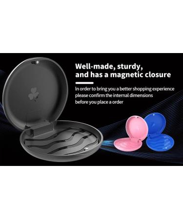 BICASUU (2 Pack) Retainer Case Solid Orthodontic Retainer Case (Black) - Buy Online on GoSupps.com