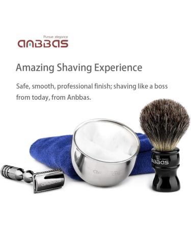 Anbbas Safety Razor Double Edge Wet Shaver for Men & Women | Includes 10 Razor Blades - Perfect for Smooth Shaving - Buy Online on GoSupps.com