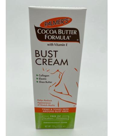 Palmer's Cocoa Butter Formula Bust Cream 4.4 oz - Collagen Elastin & Vitamin E - Firming Skincare for Bust | International Shipping - Buy Online on GoSupps.com