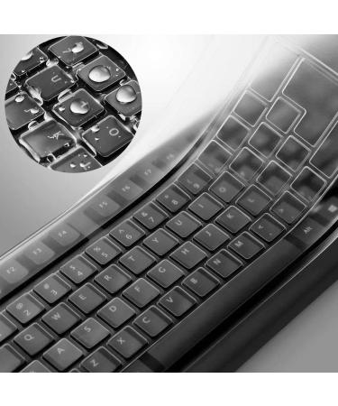 quiodok 4 Pcs Desktop Computer Keyboard Skin Protector Film Cover Clear Silicone Keyboard Cover Universal Keyboard Cover Protector for Standard Size 108 Keys PC Computer(445*130mm) - Buy Online on GoSupps.com