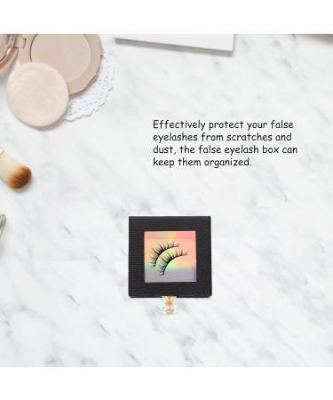 Toyvian Bo te Cils Tiroir Carr e Noire Fen tre Ouverte Coffret de Rangement Compact pour Faux Cils tui en Papier Pratique pour Usage Personnel et Professionnel Support Portable pour - Buy Online on GoSupps.com