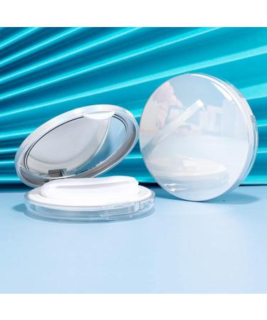 Portable Empty Powder Box Loose Powder Box With Puff Refillable Powder Box Empty Powder Box Empty Powder Box With Powder Puff Box With Compact Mirror and Elastic Mesh Filter - Buy Online on GoSupps.com