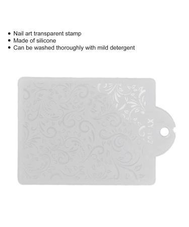 Buy Silikon Nail Stamper - Easy Clean Transparent Nail Art Tool for DIY French Manicure & Nail Decor - Buy Online on GoSupps.com