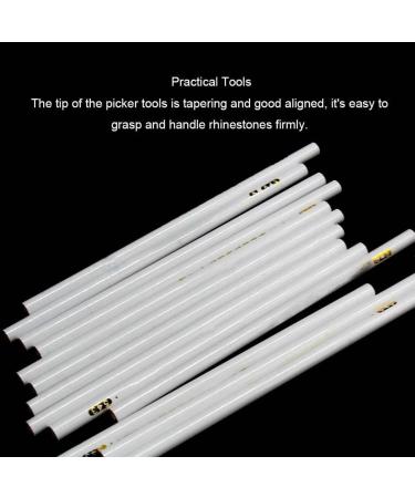 kesurpae Rhinestones Wooden Picker Set Nail Art Decoration Wax Pencils DIY Picking Beauty Manicure Craft Supplies for Home 17.5cm sharpened - Buy Online on GoSupps.com