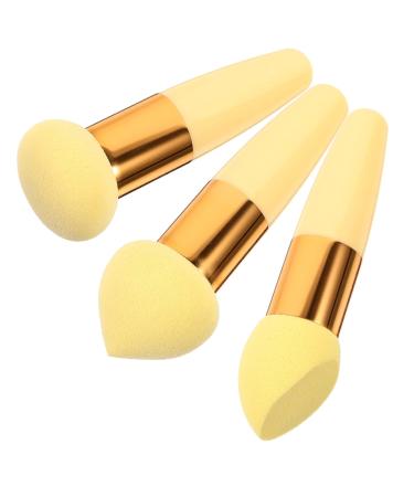 FRCOLOR 6 Pcs Mushroom Beauty Pencil Sponge Puff - Blending Powder Applicator | Makeup Beauty Kit for Women | Travel-Friendly Foundation Sponges | Yellow (Pack of 1 - Buy Online on GoSupps.com