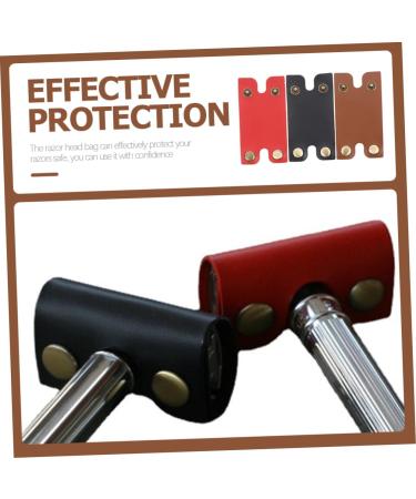 Frcolor 3-Style Razor Case - Scratch-Resistant Manual Razor Cover | Safety & Protection for Harry Razor | Premium Synthetic Leather Accessories - Buy Online on GoSupps.com