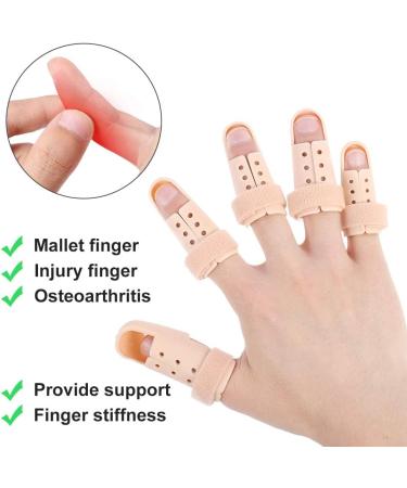 Buy Sussurro 10-Piece Finger Protection & Extension Splint - Hammer Finger Protection Plastic Finger Rail for Basketball & Joint Safety - International Shipping Available - Buy Online on GoSupps.com