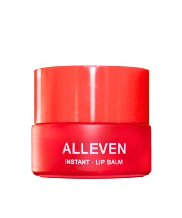 ALLEVEN Instant Lip Balm Plumper Red Vegan Hydrating Lip Care Natural Volume Boost Clean Beauty Formula with Botanical Extracts Collagen Support Tinted Moisturizing Lip Balm Red