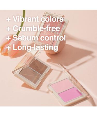 THESAEM Saemmul Blusher Box (02 Mono Pink) - High Pigment Blush Palette - Natural Matte Finish - Lightweight & Blendable - Sebum Control - 0.28oz - Buy Online on GoSupps.com
