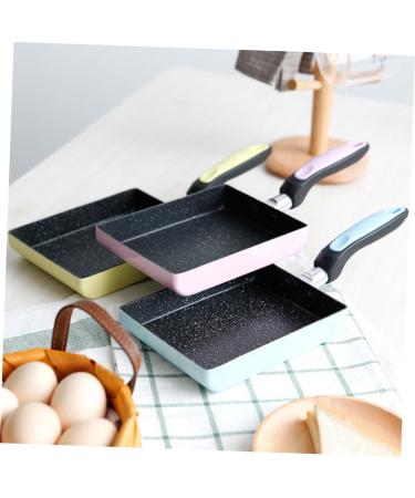 Zerodeko Pancake Skillet Non- Stick Egg Pan 3 Pcs Frying Pan Aluminum Alloy Stone Pot Medical Stone Picnic Barbecue Pan Omelette Pan 34X13CMx3pcs Random Colorx3pcs - Buy Online on GoSupps.com
