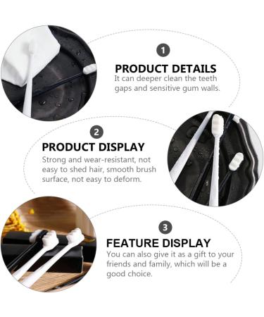 Minkissy Nano Toothbrushes for Pregnant Women - Organic Oral Care Tools Dental Floss & Micro-Nano Toothbrush Set (12 Pieces) - Buy Online on GoSupps.com