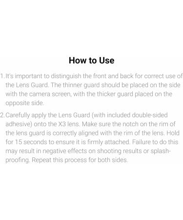 Insta360 X3 Sticky Lens Guards - Protect Your Lens with Durable Guards - Buy Online on GoSupps.com