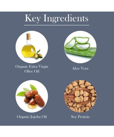 Olivae Organic Olive Oil Conditioner - Nourishing Botanical Hair Care for Healthy Follicles & Scalp | 8 oz - Buy Online on GoSupps.com