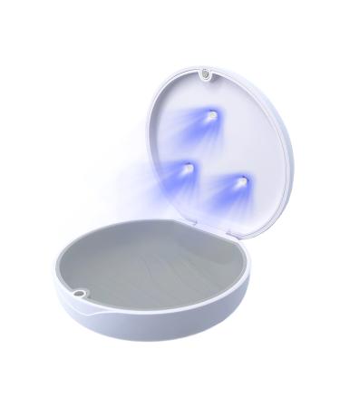Hello Bright Retainer Case Aligner UV Case Portable Dental Braces Case for Aligner Mouth Guard Case Night Guard Case - White & Gray White + Gray - Buy Online on GoSupps.com