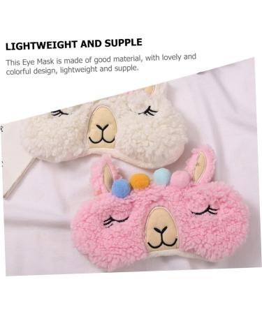 FOMIYES 8 Pcs Sherpa Fleece Eye Masks for Kids & Adults - Plush Sleep Masks for Travel Cartoon Eye Shades for Comfort - Ideal for Sleeping & Relaxation - Buy Online on GoSupps.com