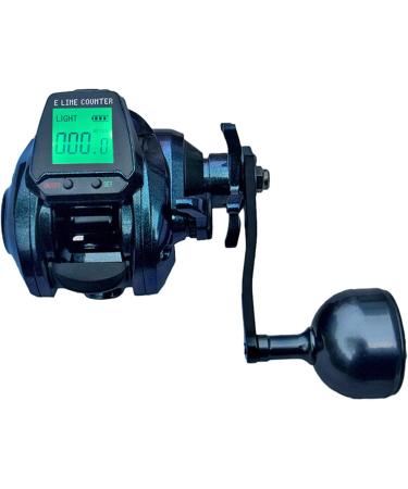 7.2:1 Digital Fishing Reel with Large Backlight & Bite Indicator - Left Hand Compact Design for International Shipping - Buy Online on GoSupps.com