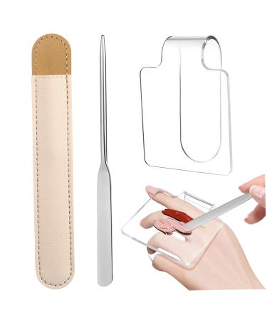 Palette de Maquillage Portable avec Spatule Inox et Plateau Transparent pour M lange de Fond de Teint pour D butants et Professionnels