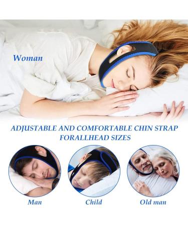 2023 Anti-Snoring Chin Straps - Ultimate Snoring Solution & Relief | Blue Snoring Stopper - Buy Online on GoSupps.com