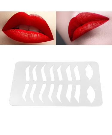 Brow Lip Stencil - Reusable PVC Eyebrow Decoration Tool - Buy Online on GoSupps.com