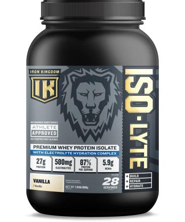 Iron Kingdom ISO-Lyte - Premium Whey Protein Isolate Vanilla 28 Serving (868 g)