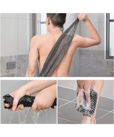 Bath Sponge Long Exfoliating Cloth Back Scrub Back Exfoliating Scrub Bath Towel Sponges Bath - Buy Online on GoSupps.com