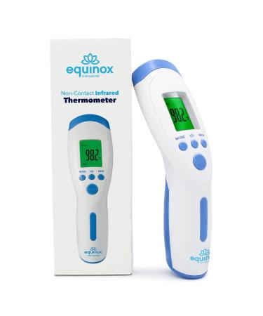 Equinox Digital Forehead Thermometer - Thermometer for Adults - No Touch Thermometer (Non Contact / Touchless) - Body/Surface/Room Temperature Scanner  LCD Display Ideal for Whole Family & Babies