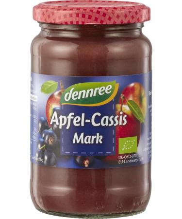 dennree dennree Unsweetened Apple and Blackcurrant Paste (360g) - Organic