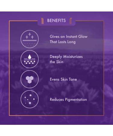 Ayuga Kashmiri Saffron Face Oil for Golden Glow | Jasmine & Kumkumadi Tailam | Non-Comedogenic Facial Massage Oil for Spots Marks & Wrinkles | 15ml - Buy Online on GoSupps.com