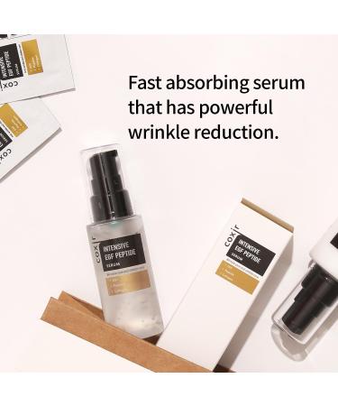 Coxir Intensive EGF Peptide Gift Set | Best Birthday Present | Foam Cleanser Serum & Cream | EGF Peptide Niacinamide Collagen | Lifting & Firming Korean Skincare - Buy Online on GoSupps.com