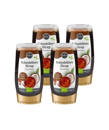4x borchers organic coconut blunders syrup 250g