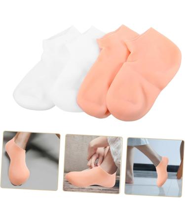 Beaupretty 8 Pairs Exfoliating Moisturizing Socks Foot exfoliating Socks Foot spa exfoliating Socks Cosmetics Socks Cotton spa Socks spa Socks for Dry feet Sole of Foot Girl Heel Socks sebs - Buy Online on GoSupps.com