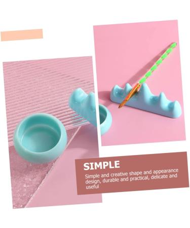 Healeved 1 Set Nail Art Brush Cup Manicure Pen Holder Nail Remover Bowl Nail Pencil Holder Nail Soak off Nail Brush Wash Holder Press on Pedicure Nail Stand Paint Brush Nail Removal Plastic - Buy Online on GoSupps.com