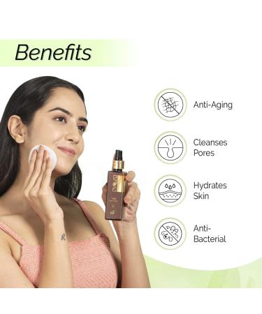 PYO URA Tulsi Anti-Wrinkle Face Toner Mist 100ml | Natural Anti-Aging Serum for All Skin Types | Hydrating & Pore Tightening Toner for Glowing Skin - Buy Online on GoSupps.com