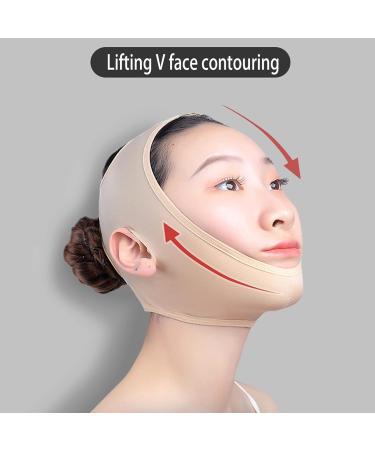 Compression strap for face liposuction chin neck slimming double chin super elastic V Face Line sculpting liposuction for adult women L - Buy Online on GoSupps.com